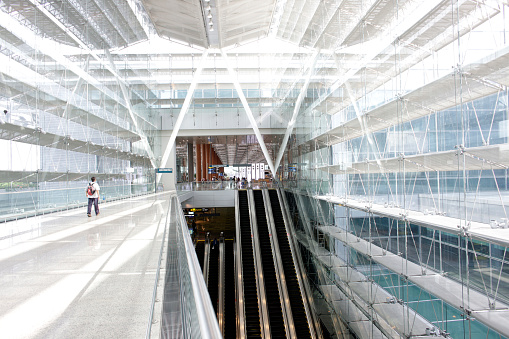 Changi Airport, Terminal 3, Singapore.