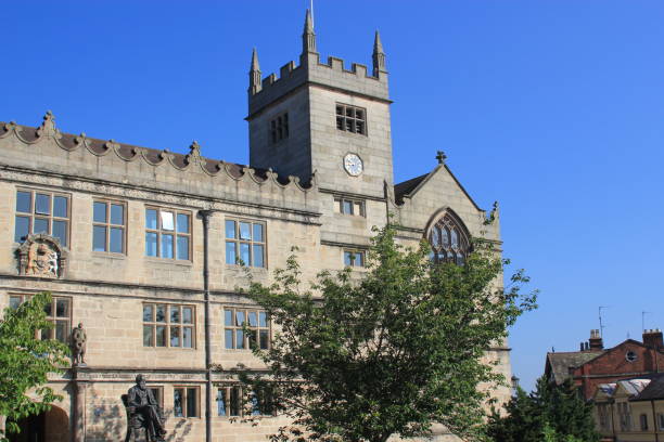 Charles Darwin library in Shrewsbury, Shropshire, UK stock photo
