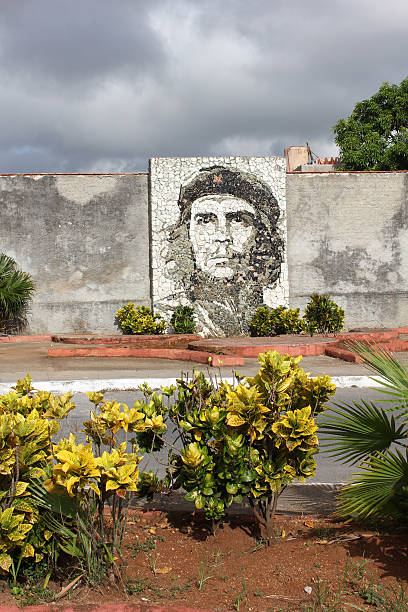 Che Guevara stone mosaic stock photo