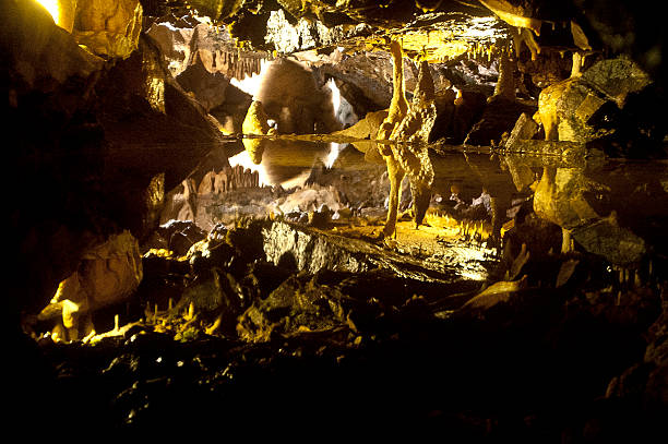 Cheddar Gorge Caves stock photo