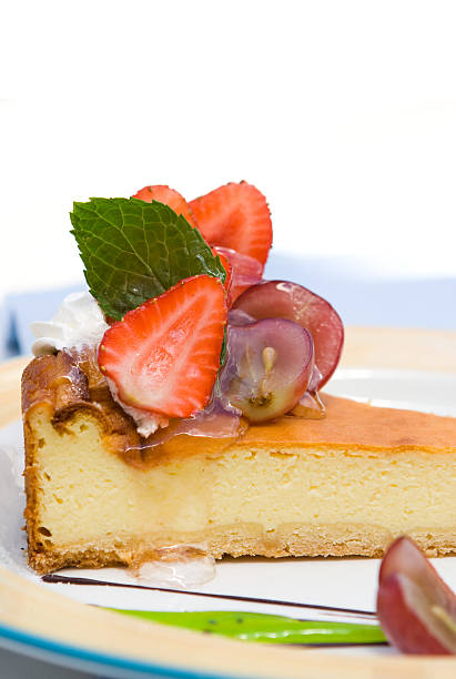 Cheesecake stock photo