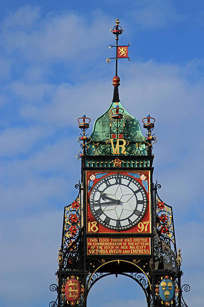 Chester Clock Tower, Chester, UK stock photo
