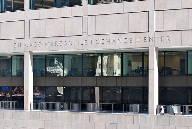 Chicago Mercantile Exchange Center stock photo