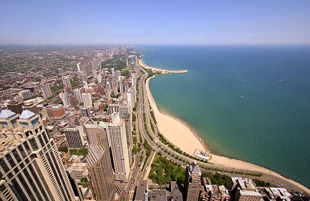 Chicago's Gold Coast stock photo