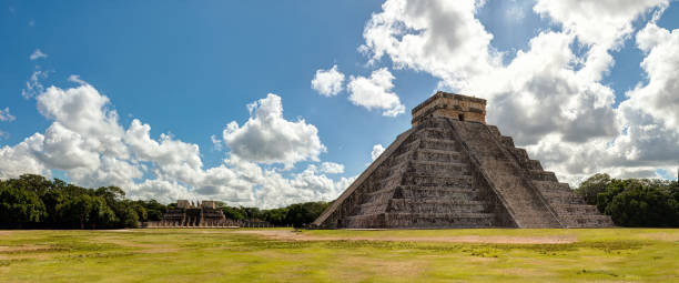 Chichen itza archaeological site, Yucatan - Mexico stock photo