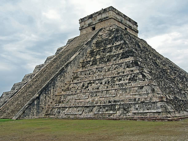 Chichen Itza Pyramid stock photo