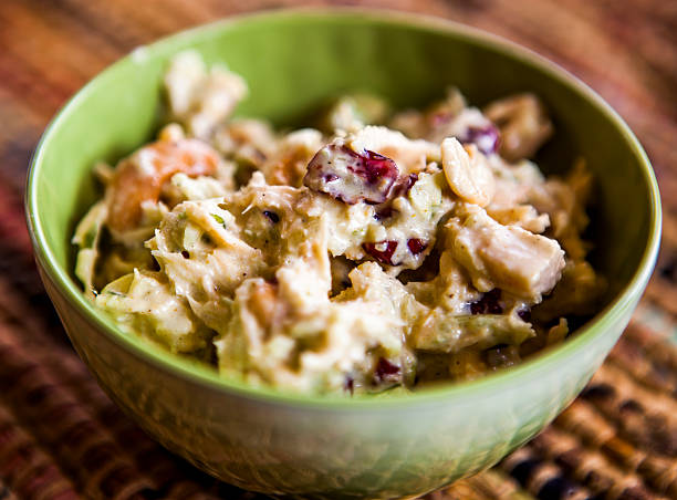 Chicken Curry Salad stock photo