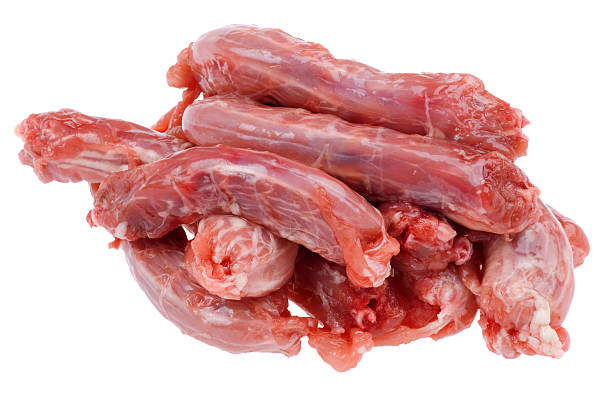 chicken meat macro stock photo