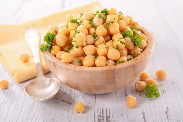 chickpea salad chickpea salad chick pea stock pictures, royalty-free photos & images