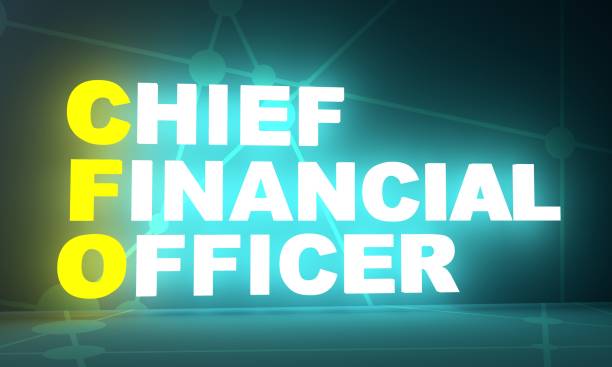Chief Financial Officer CFO - Chief Financial Officer acronym. Business concept. 3D rendering. Neon bulb illumination cfo stock pictures, royalty-free photos & images
