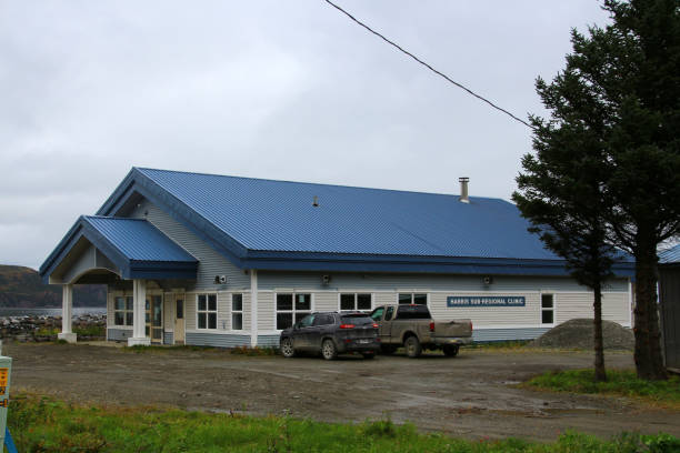 Chignik  Alaska- Harris Sub Regional Clinic stock photo