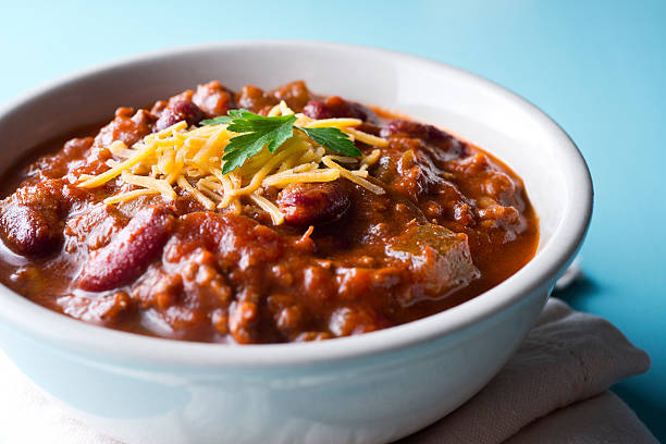 Chili With Beans stock photo