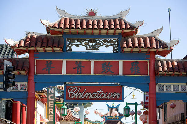 Chinatown Gate  chinatown stock pictures, royalty-free photos & images