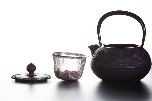 Chinese teapot stock photo