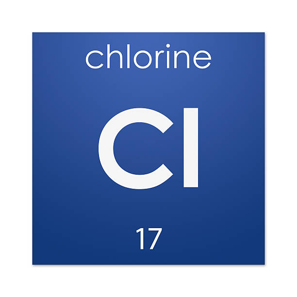 хлора (chemical element) - chlorine periodic table pictures стоковые фото и...