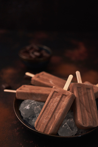 Chocolate Ice Cream On Stick Stock Photo Download Image Chocolate Ice Cream On Stick Stock Photo Download Image