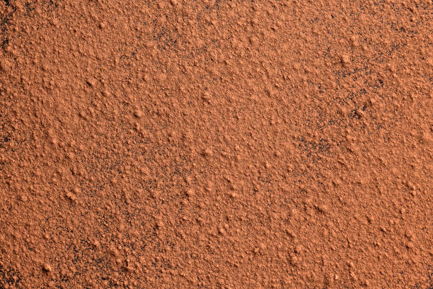 Chocolate Powder Backgrounds Cocoa Powder, Chocolate, Brown, Backgrounds, Textured colored powder photos stock pictures, royalty-free photos & images