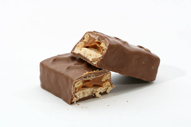 Chocolate Protein Energy Bar stock photo
