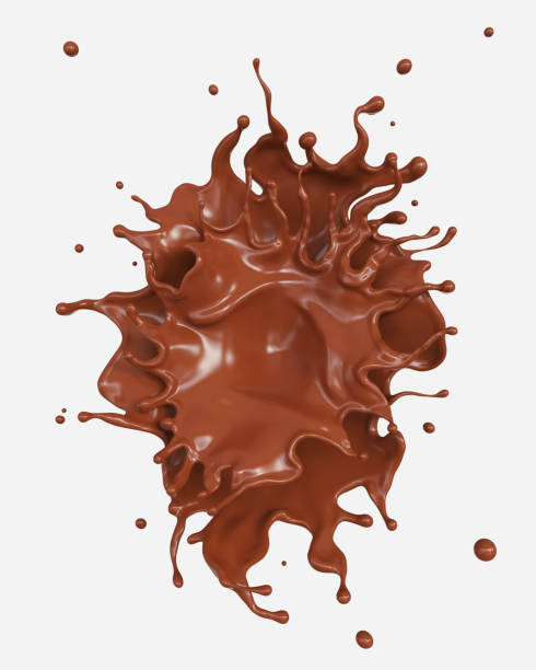 dunkelbraun maßgeschneidert Vertikal Blind-komplett blind Splash chocolate 