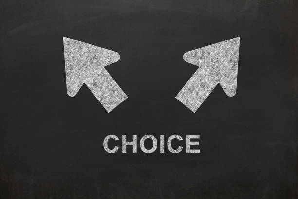 選択決定方向 リーダーシップ勇気 - 選択 ストックフォトと画像