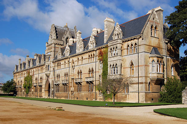 Christ Church in Oxford Christ Church college, one of many University buildings in Oxford, England. oxford university stock pictures, royalty-free photos & images
