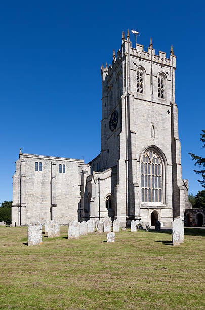 Christchurch Priory stock photo