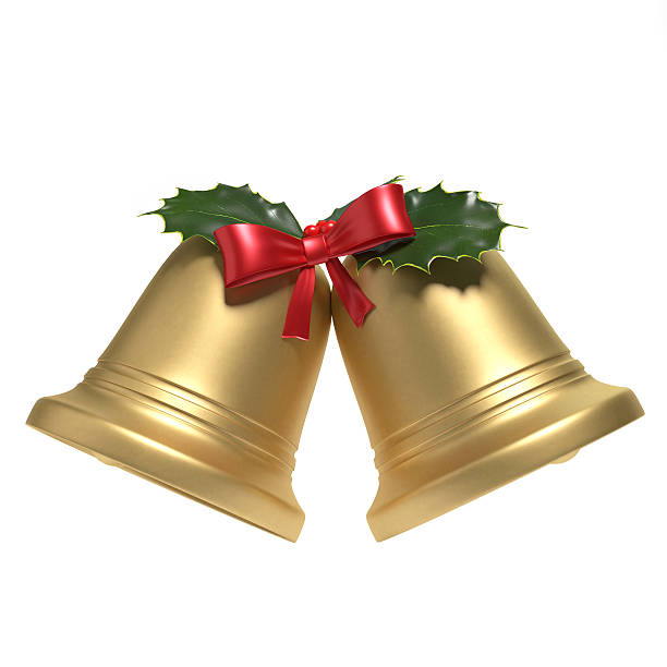 Christmas Bells 3d illustration of Christmas bells japanese lantern stock pictures, royalty-free photos & images