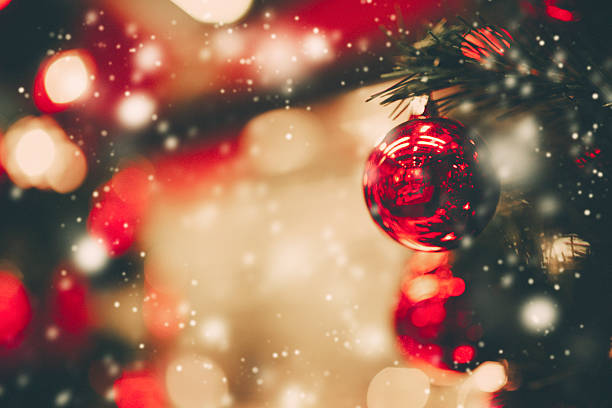 Christmas decoration Christmas decoration and free space christmas tree close up stock pictures, royalty-free photos & images