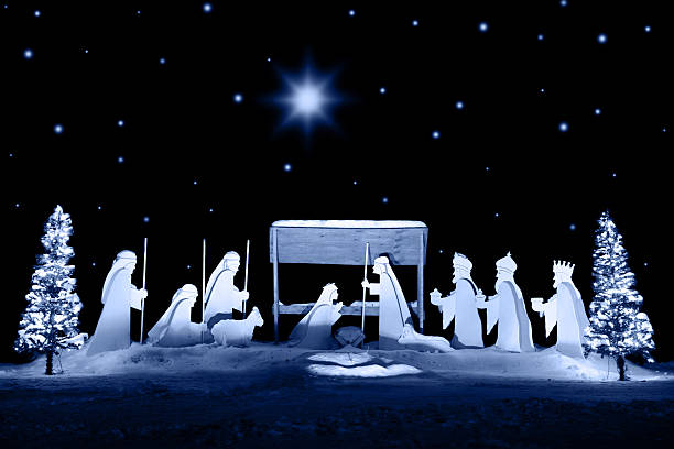 Christmas Nativity stock photo