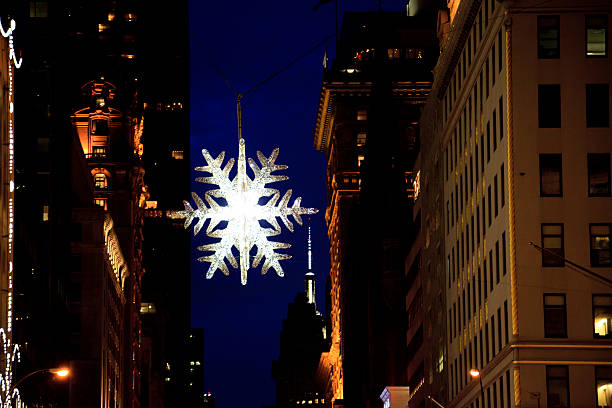 christmas new york - baccarat stockfoto's en -beelden
