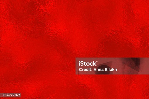 istock Christmas Red Foil Paper Glitter Background Aluminum Silk Shiny Ombre Award Texture Retro Style Light Reflection Garnet Flame Tree Vibrant Color Holiday Decoration Digitally Generated Image Red Carpet Event Valentine's Day Wrapping Paper Pattern Seamless 1356779269