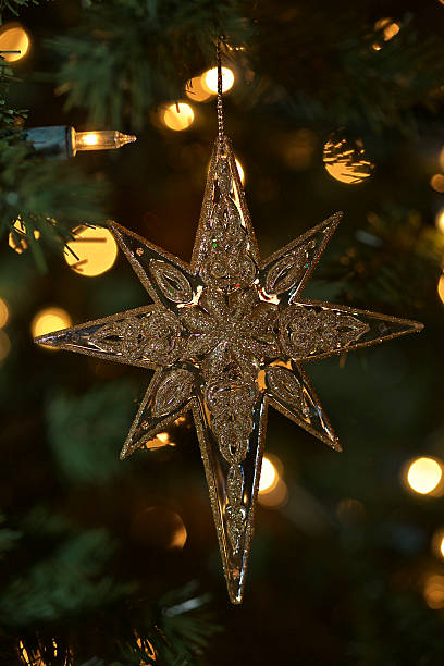 Christmas Star Ornament stock photo