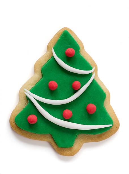 Christmas Tree Cookie stock photo