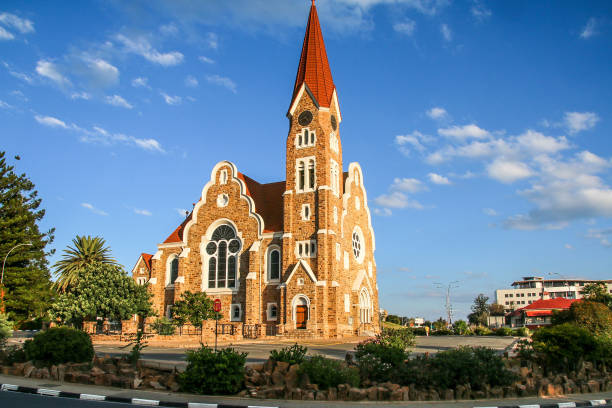 Christuskirche, Windhoek, Namibia stock photo