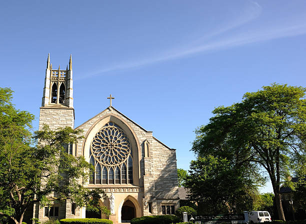 Church in Princeton stock photo