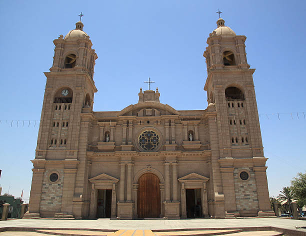 Church in Tacna, Peru, South America stock photo