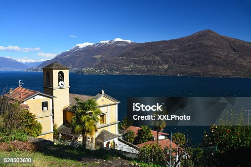 istock Church of San Bartolomeo at Lago Maggiore 528503610
