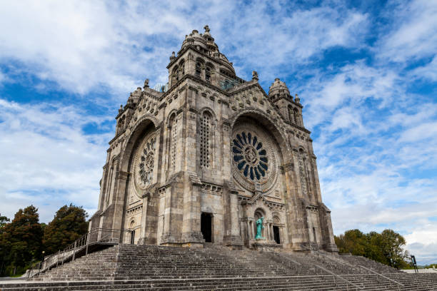 Church of Santa Luzia, Viana do Castelo stock photo