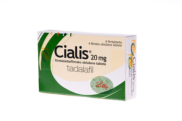 Cialis (Tadalafil) ,famous  Anti-impotence pill stock photo