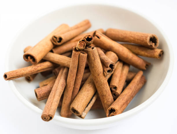 Cinnamon sticks stock photo