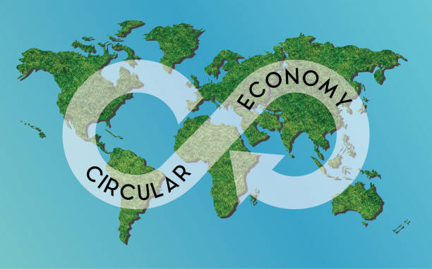 Circular Economy is sustainable concept for business Go green is sustainability business way circular economy stock pictures, royalty-free photos & images