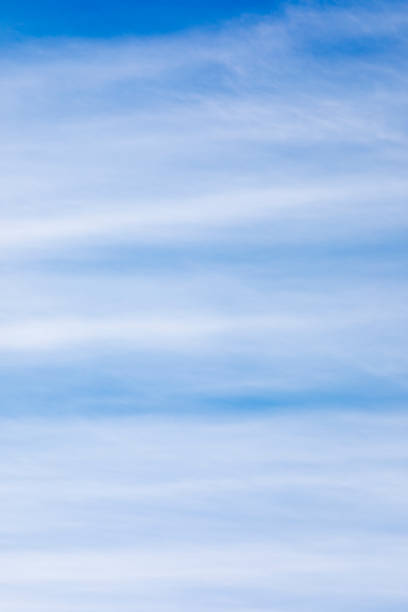 Cirrus Cloud Background Cirrus clouds on blue sky. cirrostratus stock pictures, royalty-free photos & images