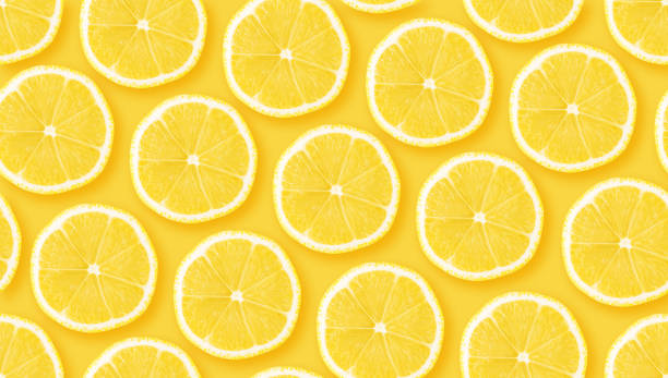 Citrus seamless backdrop texture Lemon citrus slices seamless backdrop texture. Flat lay backdrop lemon fruit photos stock pictures, royalty-free photos & images