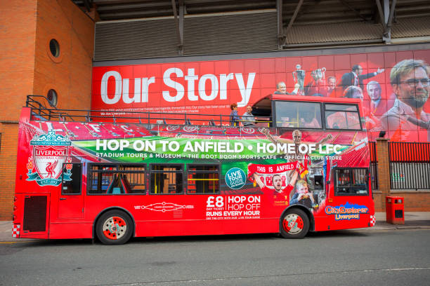 利物浦旅遊巴士 - liverpool 個照片及圖片檔