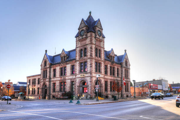 City Hall building in Woodstock, Ontario, Canada The City Hall building in Woodstock, Ontario, Canada. Built in 1901, it was originally a Post Office woodstock ontario stock pictures, royalty-free photos & images