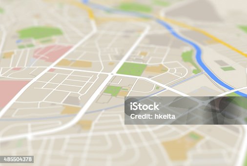 istock city map 3d rendering image 485504378