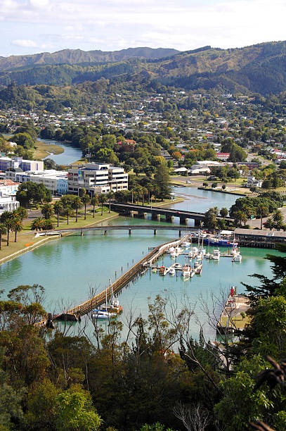 City of Gisborne, New Zealand stock photo