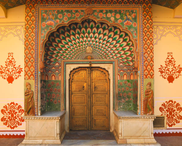 City Palace of Jaipur, India stock photo