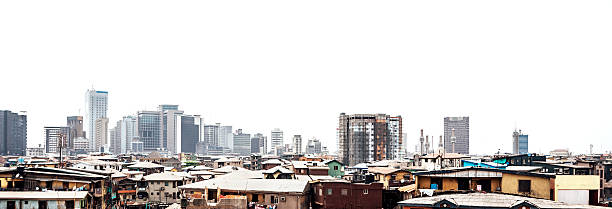 City skyline - Lagos, Nigeria. African city skyline. lagos nigeria stock pictures, royalty-free photos & images