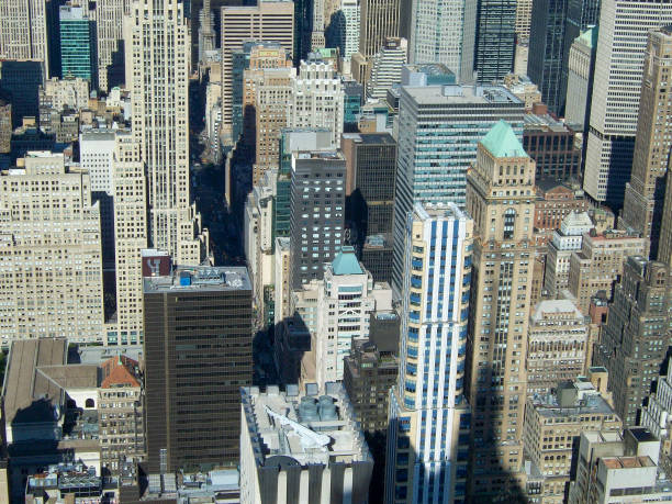 City Skyline-New York-2013 stock photo